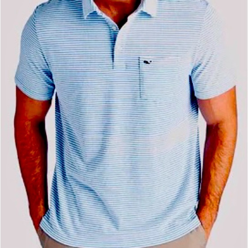 Men’s Vineyard Vines Edgartown Striped Short Sleeve Polo